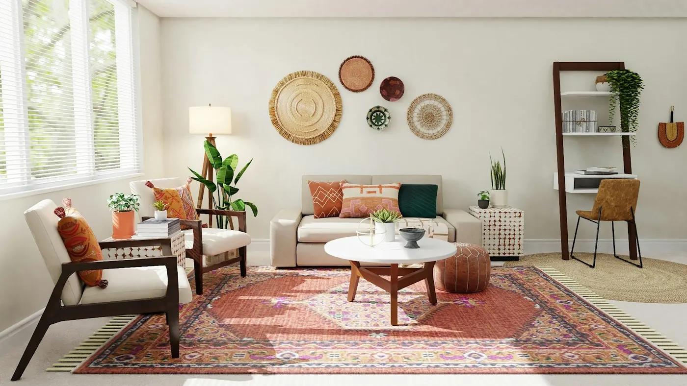 Textured living space